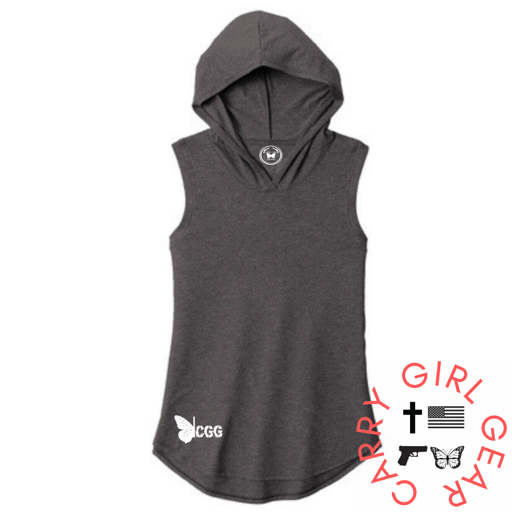 Cgg Hoodie Tank Xs / Charcoal
