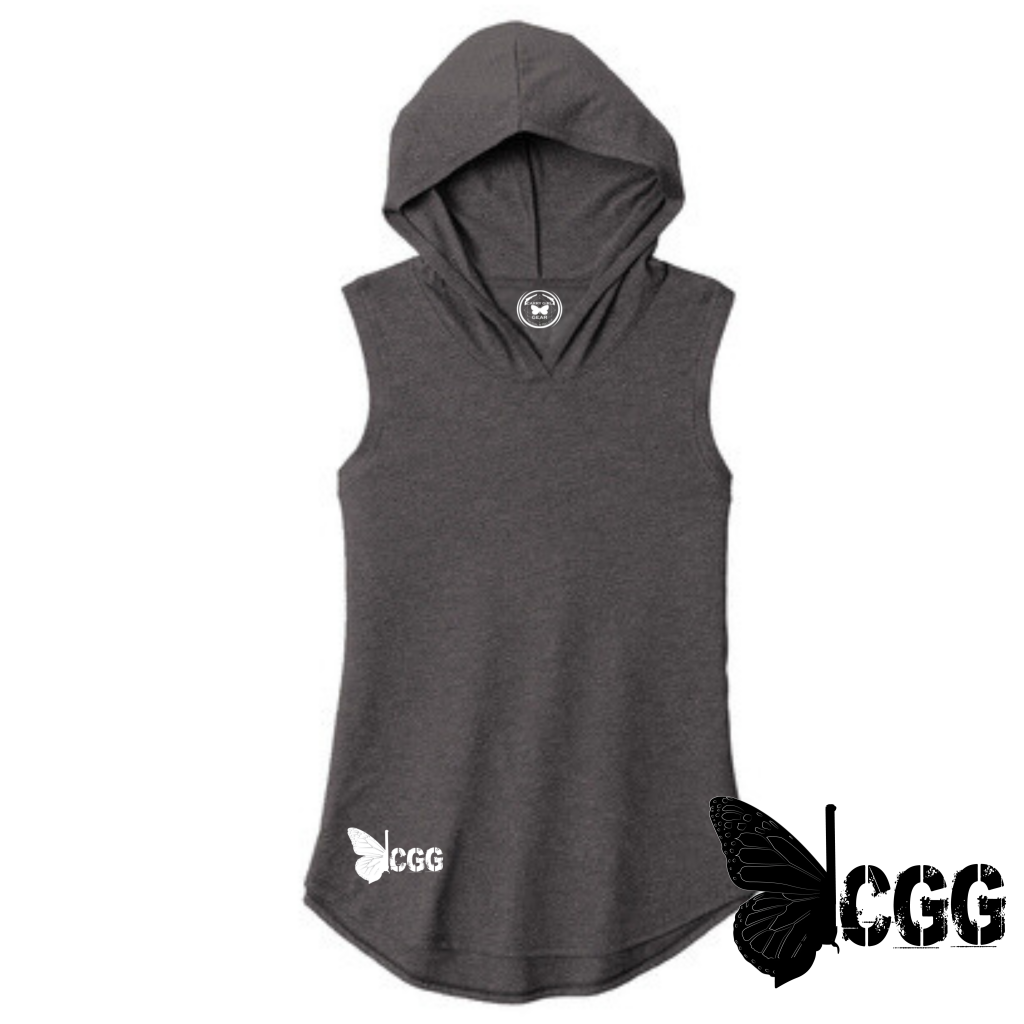 Cgg Hoodie Tank Xs / Charcoal