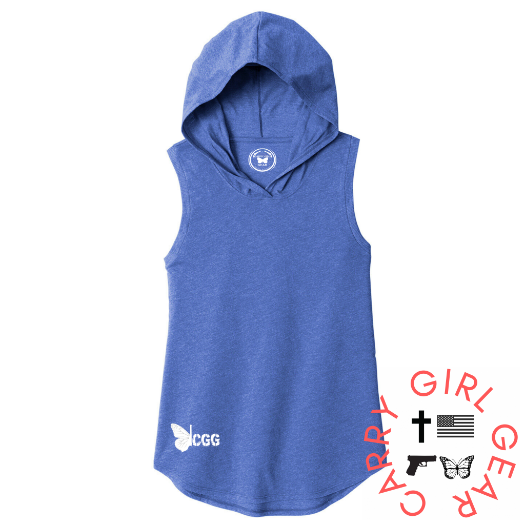 Cgg Hoodie Tank Xs / Royal Blue