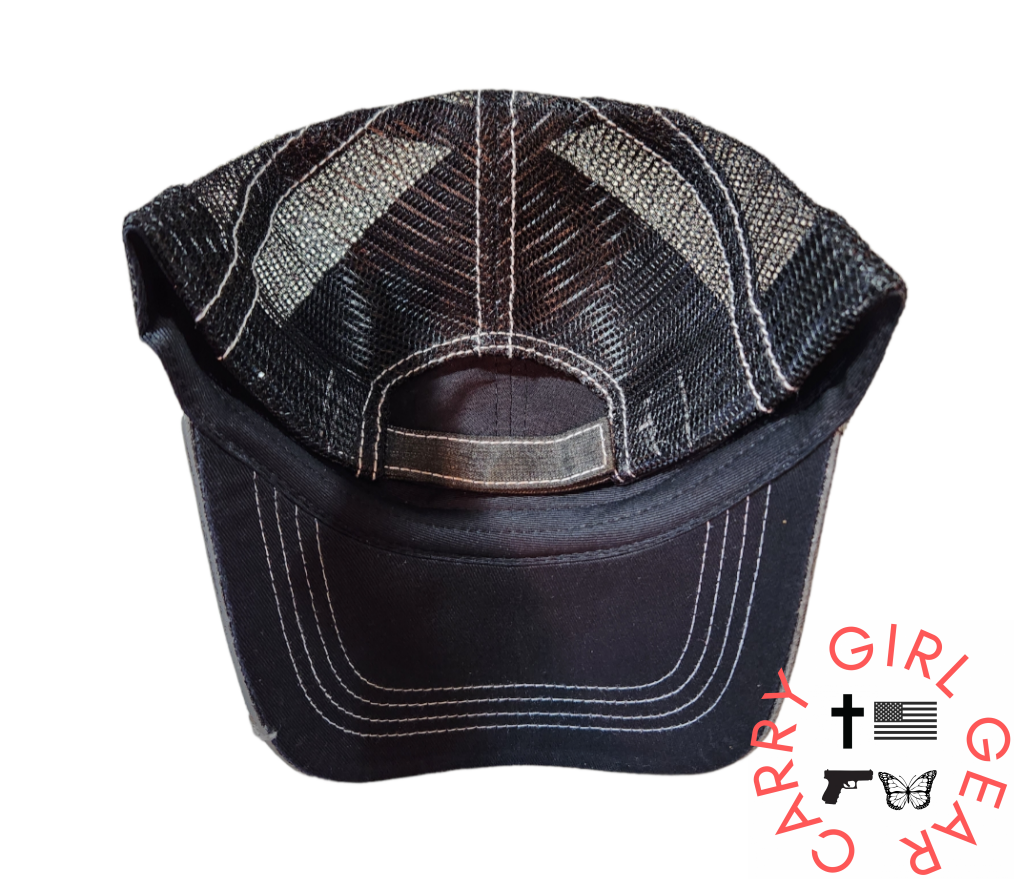 Cgg Savage Leather Patch Trucker Hats