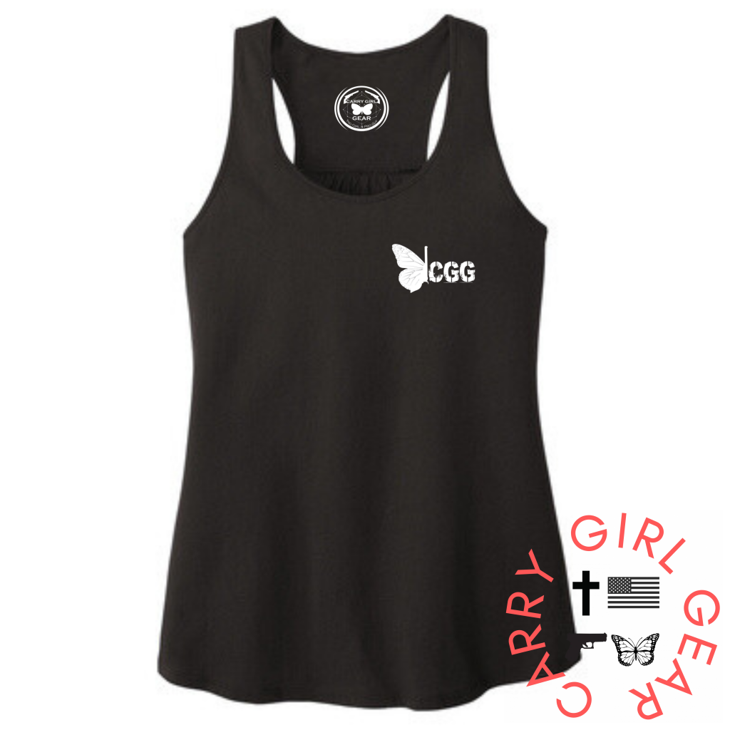 Cgg Tank Xs / Black Racerback