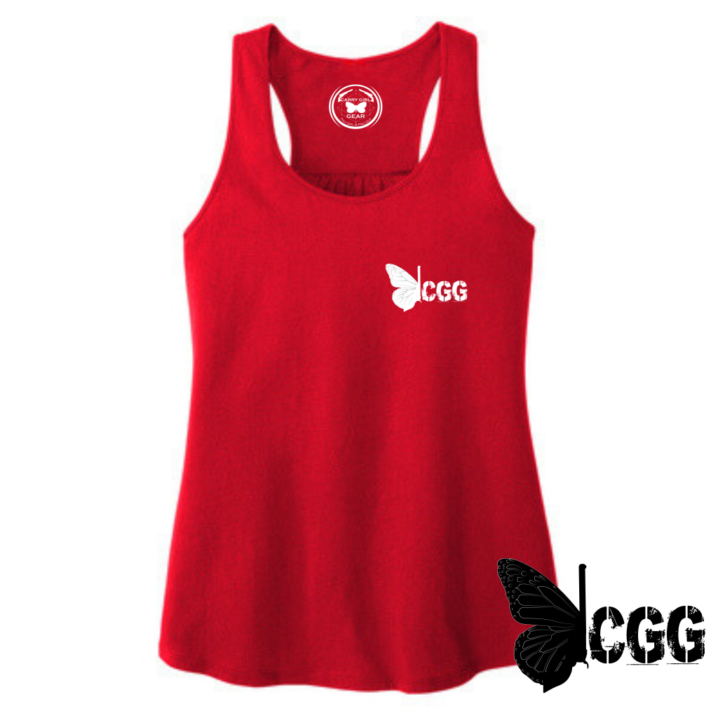 Cgg Tank Xs / Red Racerback