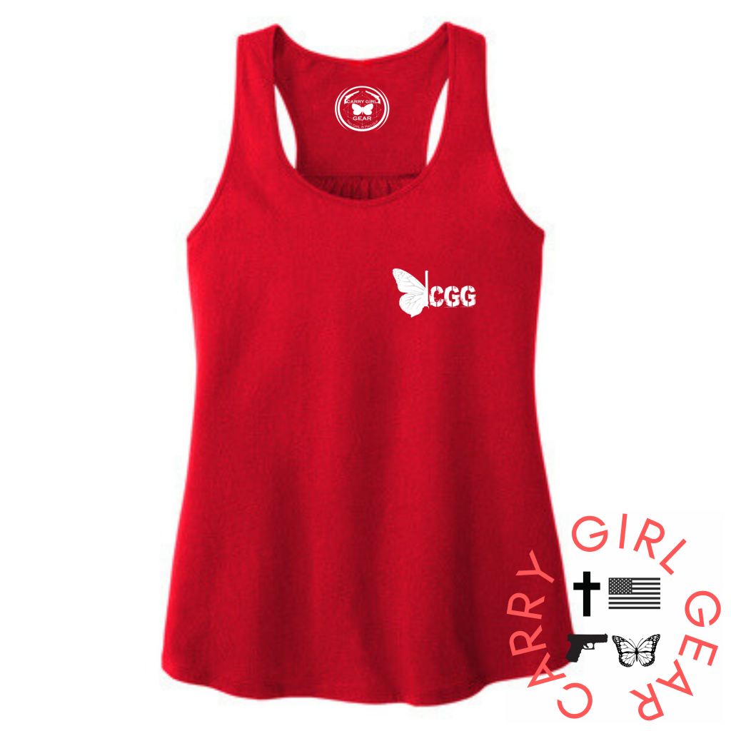 Cgg Tank Xs / Red Racerback