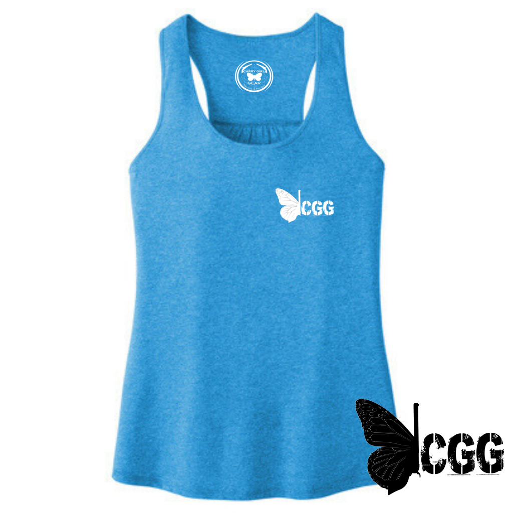 Cgg Tank Xs / Sky Blue Racerback