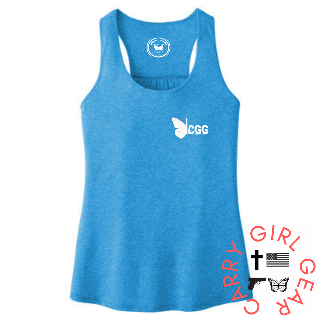 Cgg Tank Xs / Sky Blue Racerback