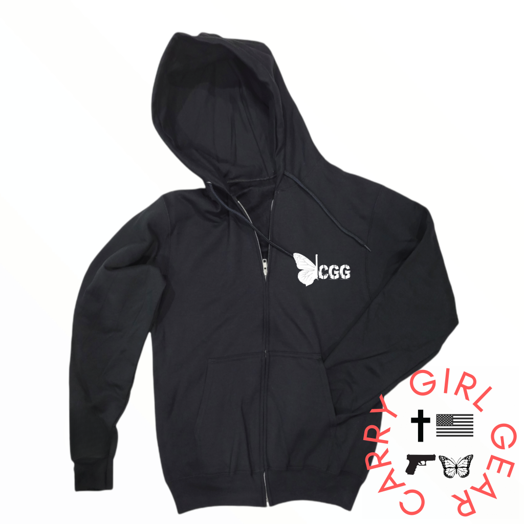 Cgg Zip Hoodie Sm / Black
