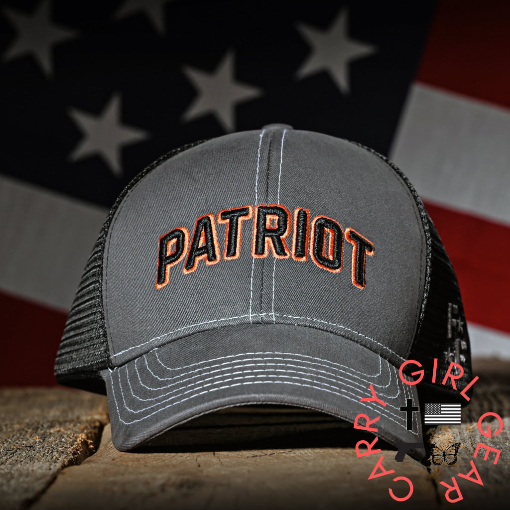Charcoal & Black ’Patriot’ Trucker Hat Hats