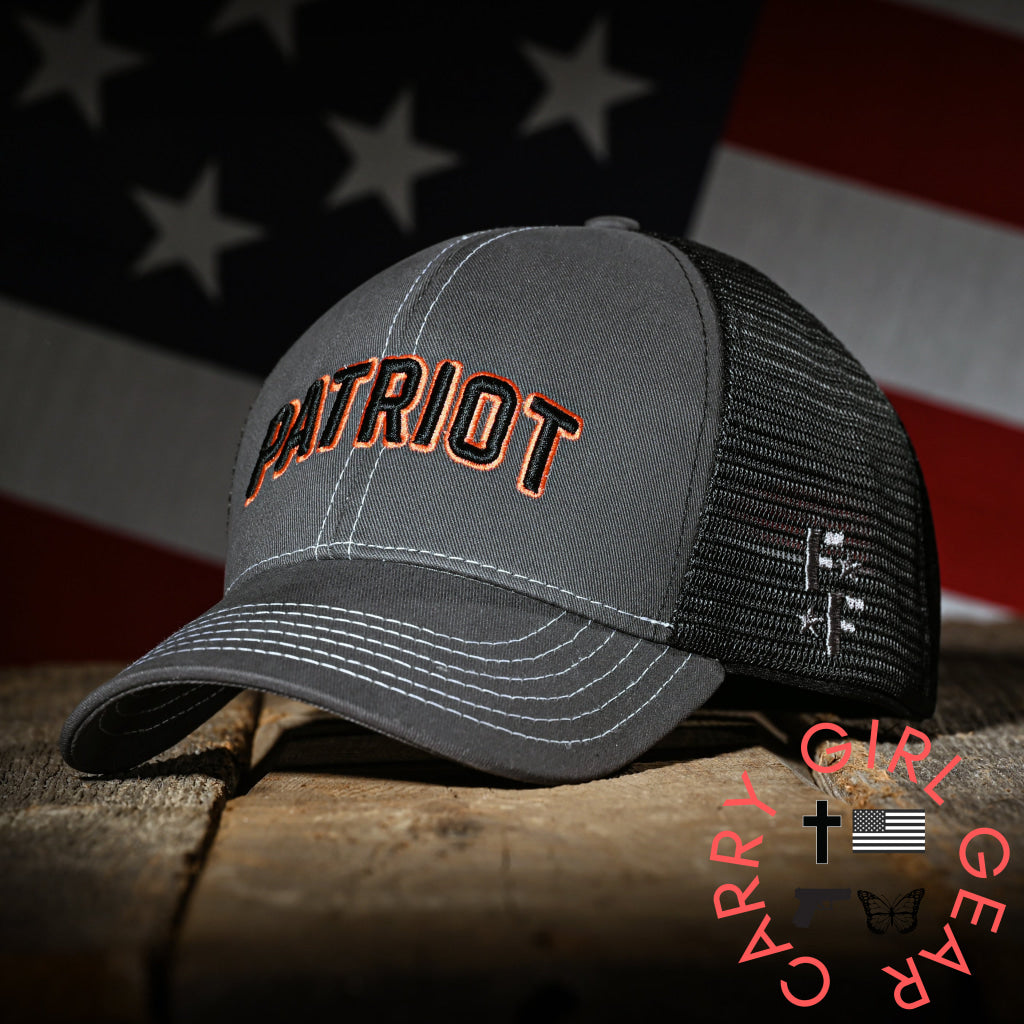 Charcoal & Black ’Patriot’ Trucker Hat Hats