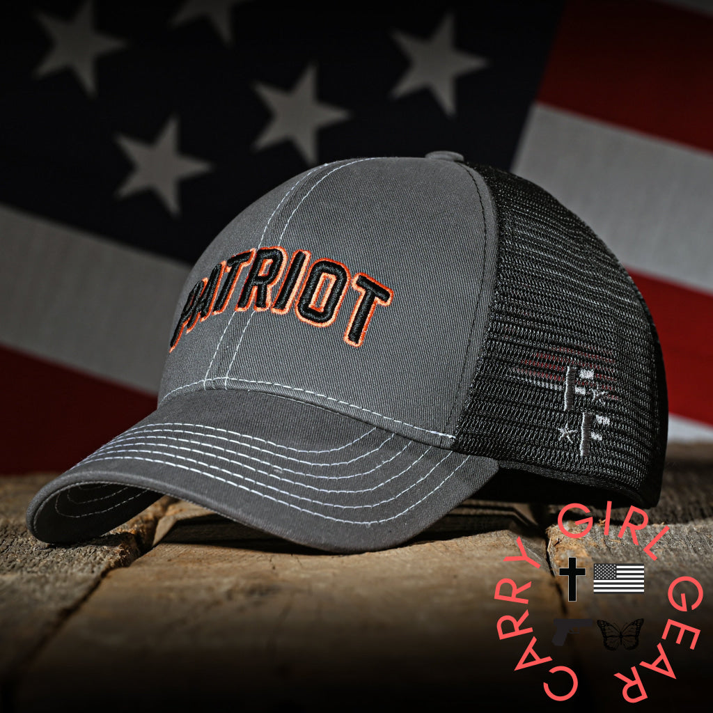 Charcoal & Black ’Patriot’ Trucker Hat Hats