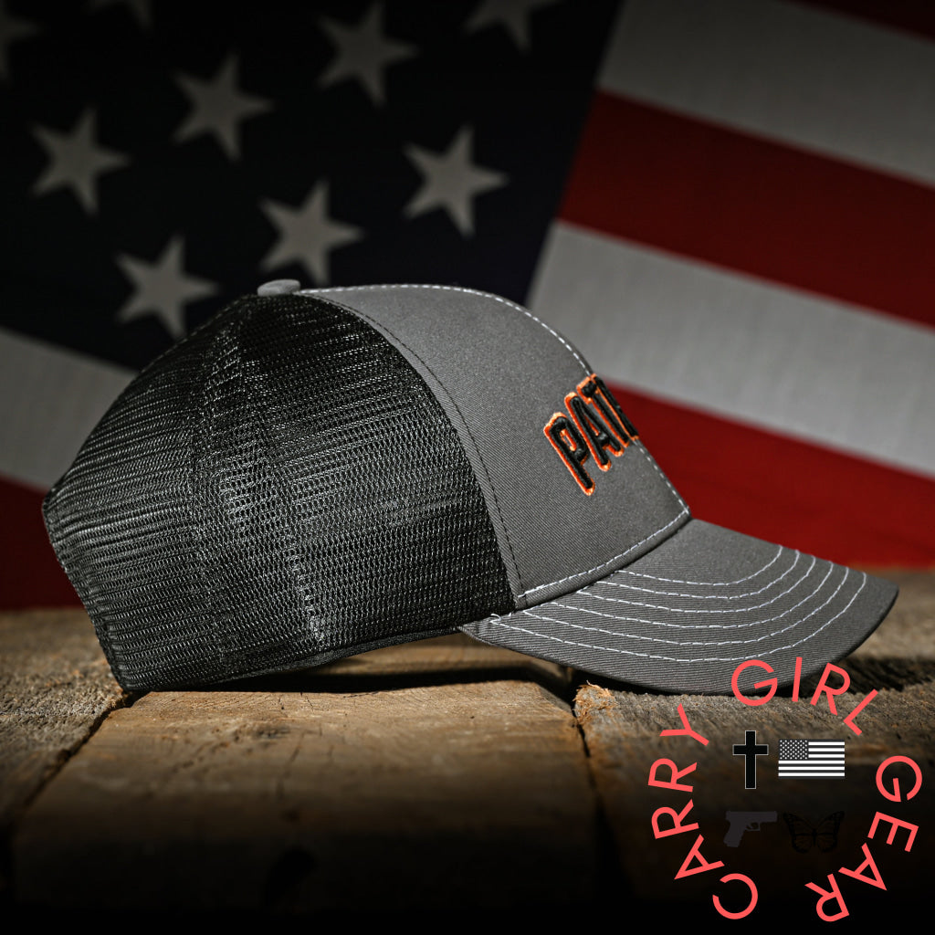 Charcoal & Black ’Patriot’ Trucker Hat Hats