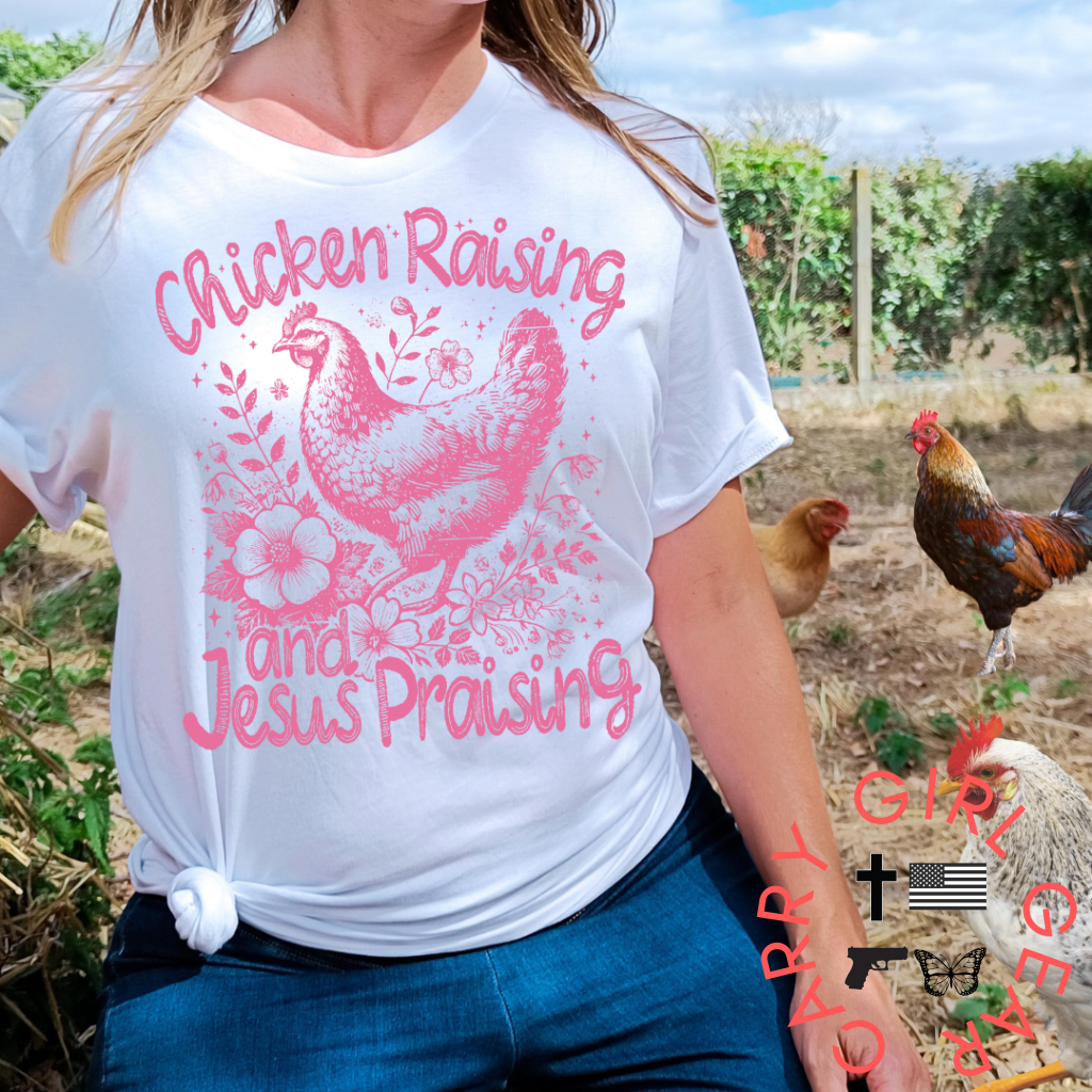 CHICKENS & JESUS TEE CGG PERFECT TEE