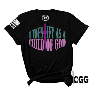 Child Of God Tee Xs / Black Unisex Cut Cgg Perfect Tee