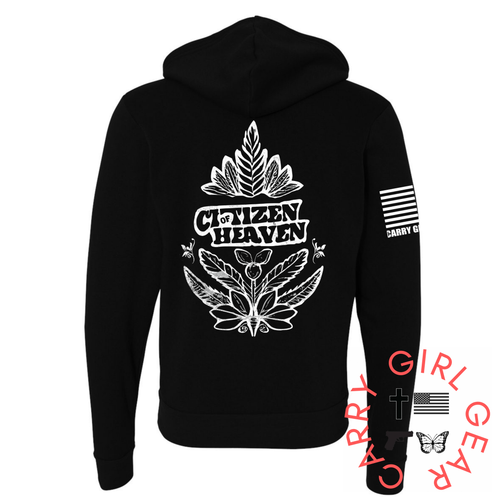Citizen Zippered Hoodie Black / Xs
