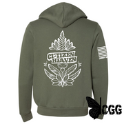 Citizen Zippered Hoodie Military Green / Xs