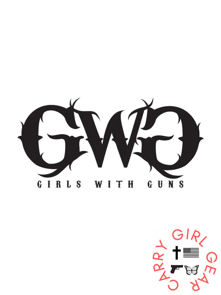 Classic GWG Logo Car Decals Black-Medium Car Decal