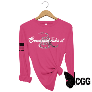 Come & Take It Long Sleeve Berry / Xs