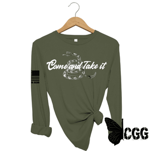 Come & Take It Long Sleeve Olive / Xs
