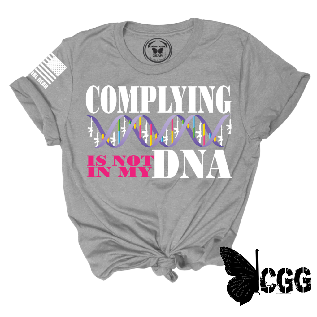 Complying Is Not In My Dna Tee Xs / Purple Unisex Cgg Perfect Tee