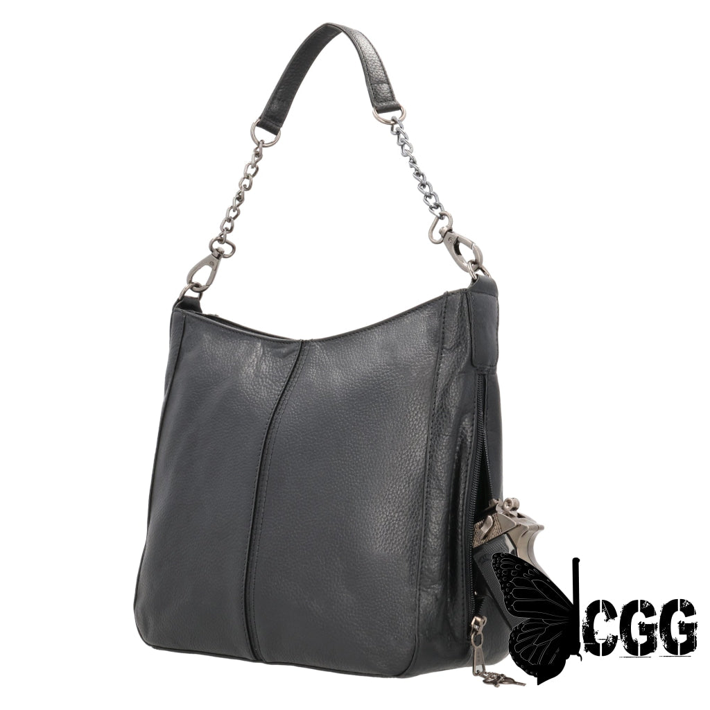 Concealed Carry Ava Leather Hobo By Lady Conceal