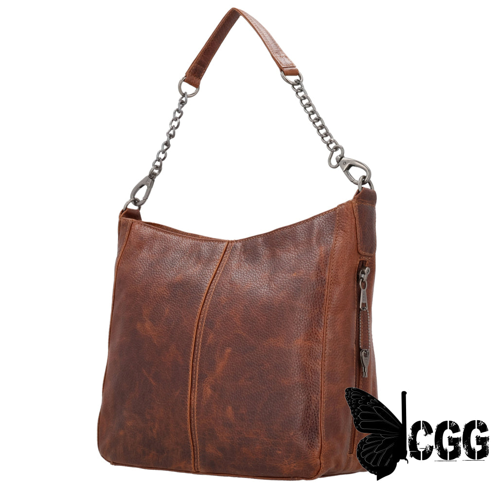 Concealed Carry Ava Leather Hobo By Lady Conceal