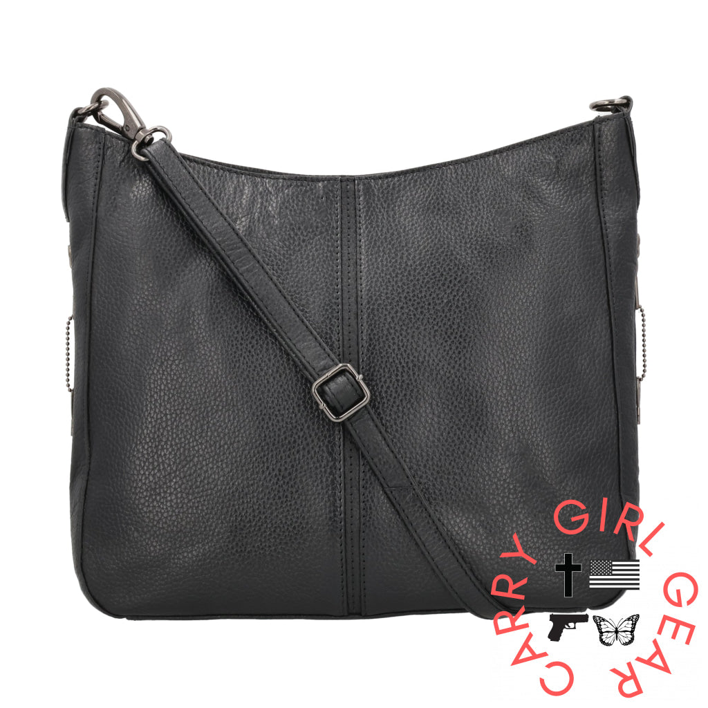 Concealed Carry Ava Leather Hobo By Lady Conceal
