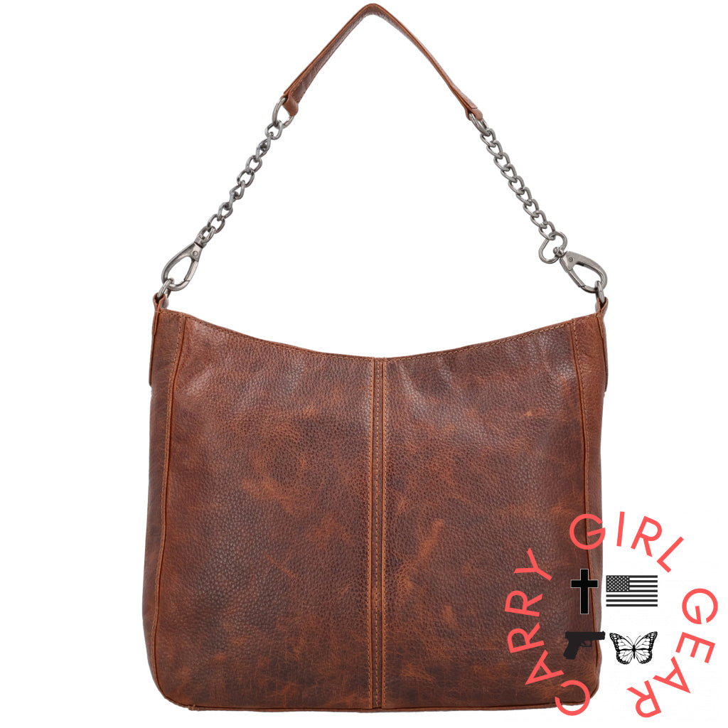 Concealed Carry Ava Leather Hobo By Lady Conceal