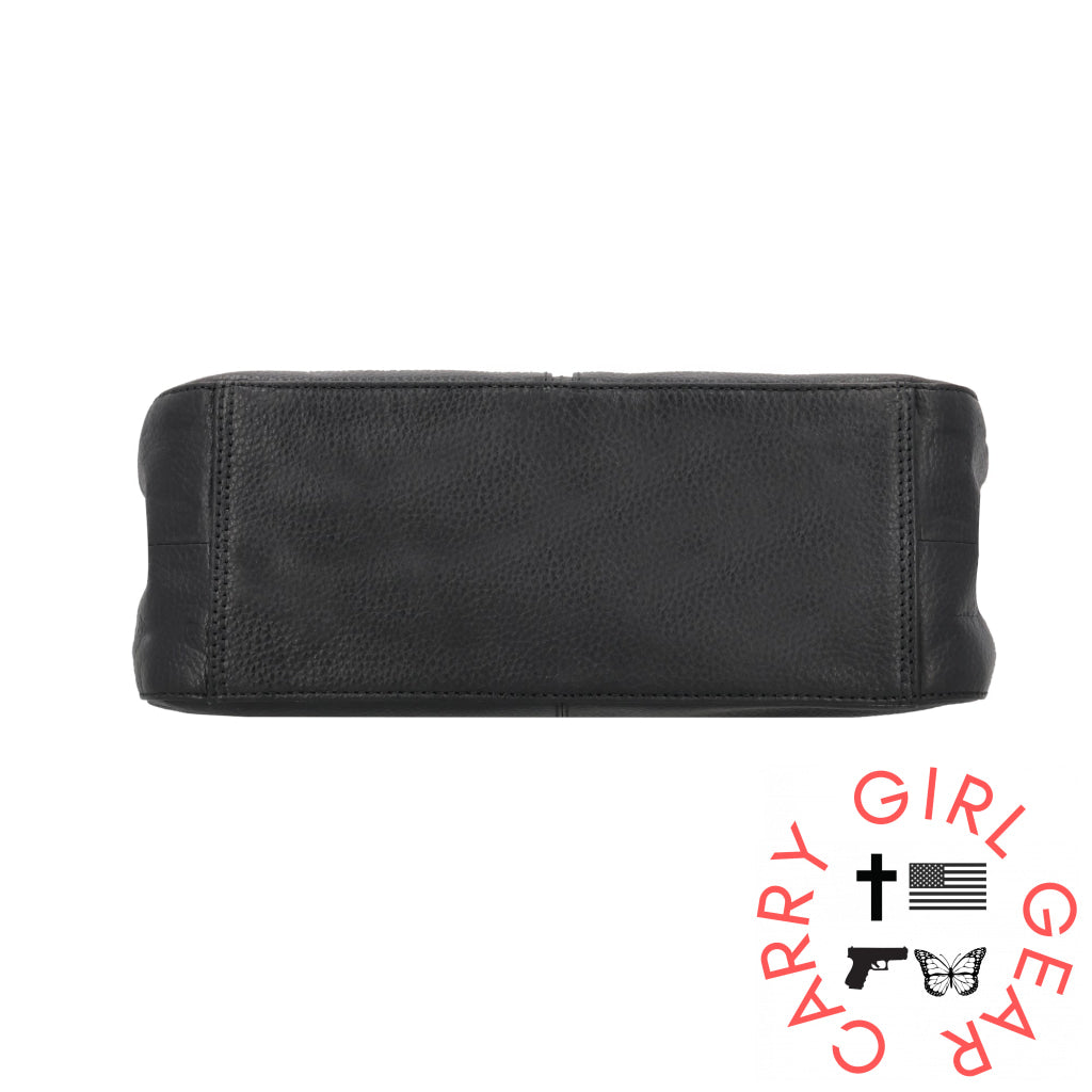 Concealed Carry Ava Leather Hobo By Lady Conceal