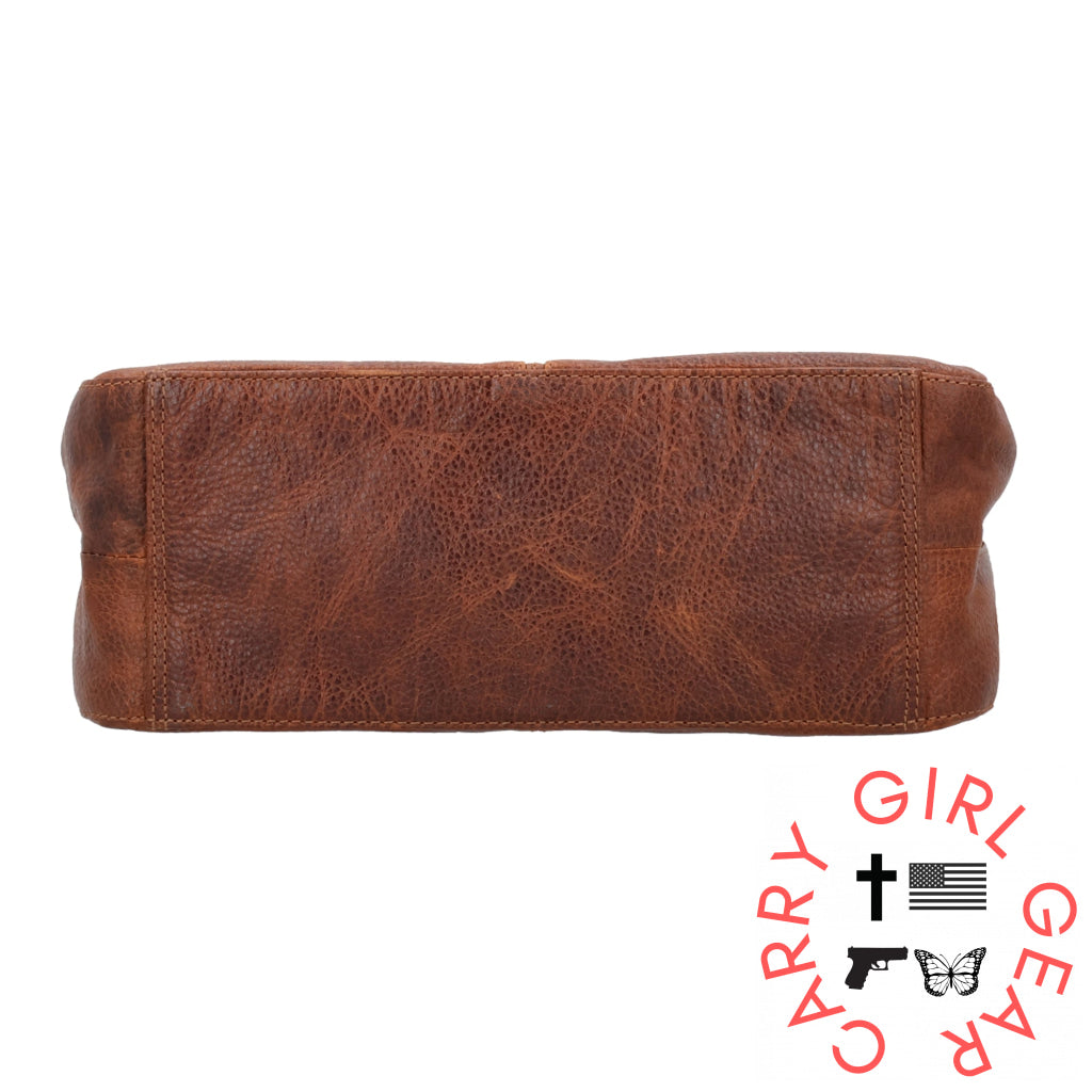 Concealed Carry Ava Leather Hobo By Lady Conceal