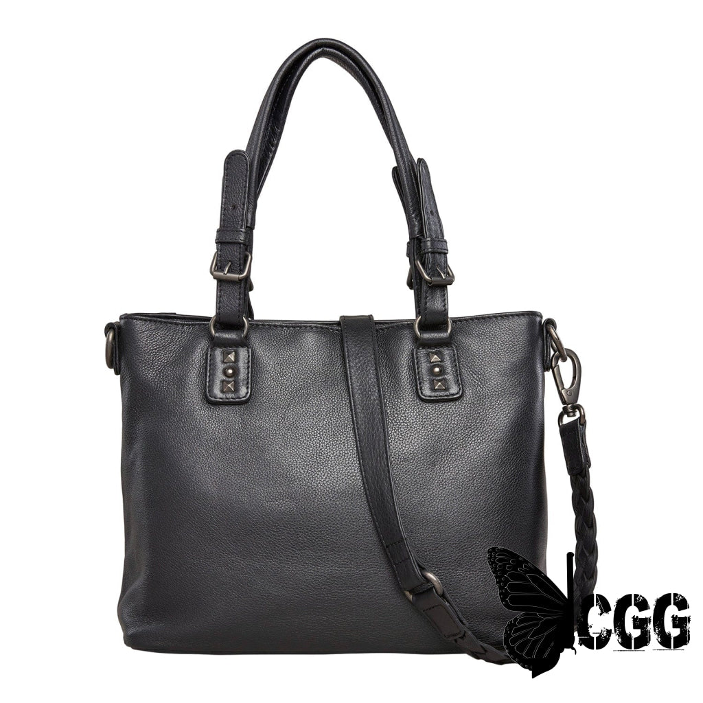 Concealed Carry Bailey Leather Satchel By Lady Conceal Black Satchels