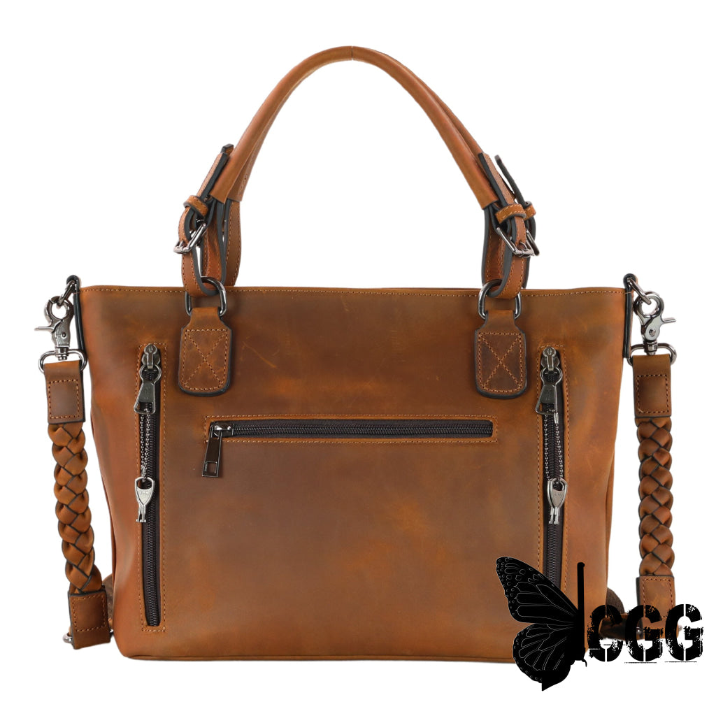 Concealed Carry Bailey Leather Satchel By Lady Conceal Satchels