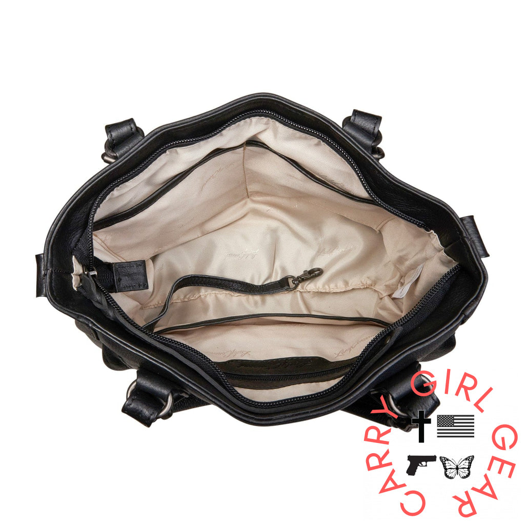 Concealed Carry Bailey Leather Satchel By Lady Conceal Satchels