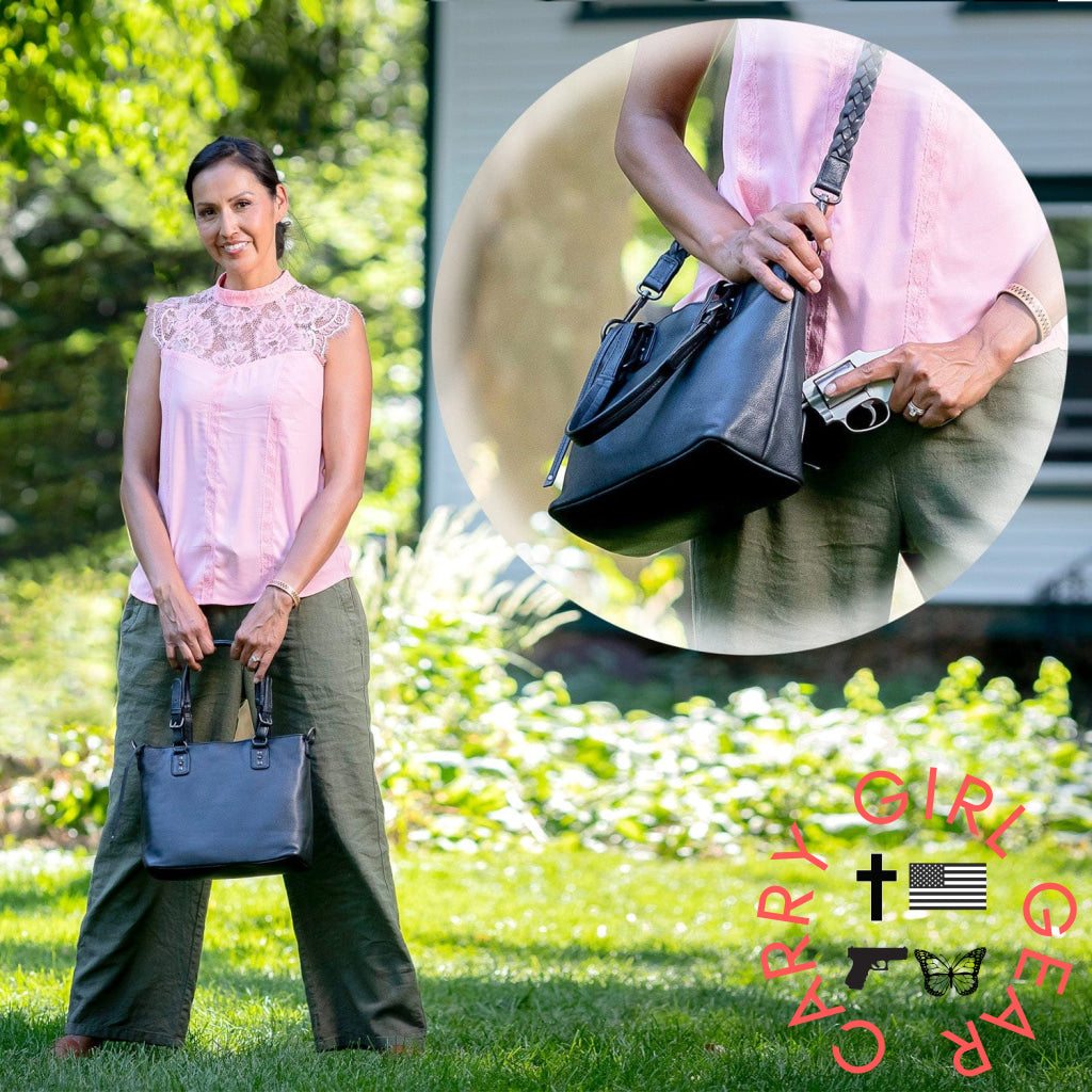 Concealed Carry Bailey Leather Satchel By Lady Conceal Satchels