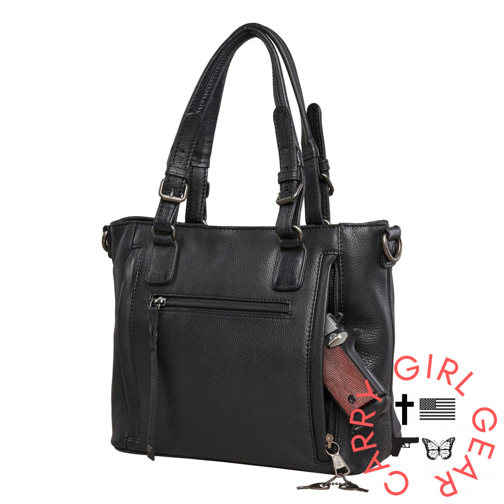 Concealed Carry Bailey Leather Satchel By Lady Conceal Satchels