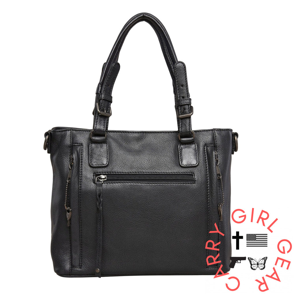 Concealed Carry Bailey Leather Satchel By Lady Conceal Satchels