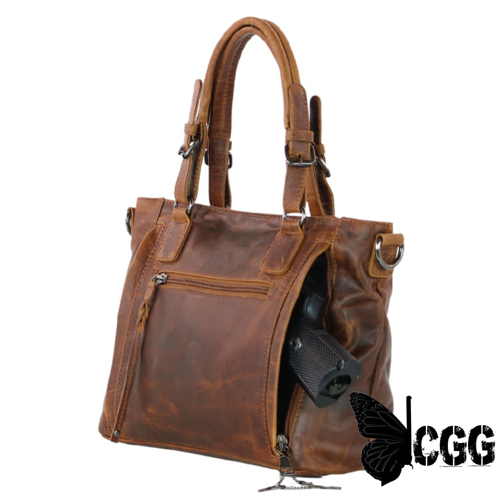 Concealed Carry Bailey Leather Satchel By Lady Conceal Satchels