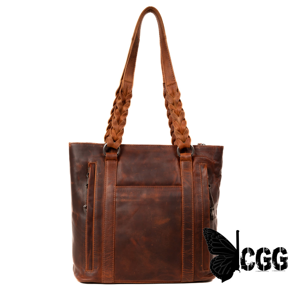 Concealed Carry Bella Leather Tote By Lady Conceal Totes