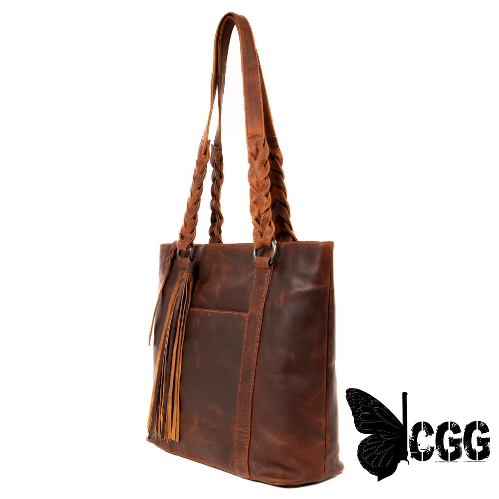 Concealed Carry Bella Leather Tote By Lady Conceal Totes