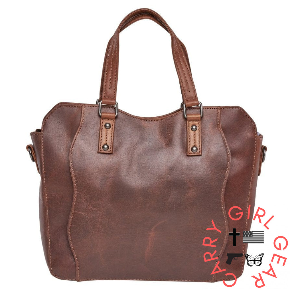 Concealed Carry Bethany Leather Satchel By Lady Conceal Satchels
