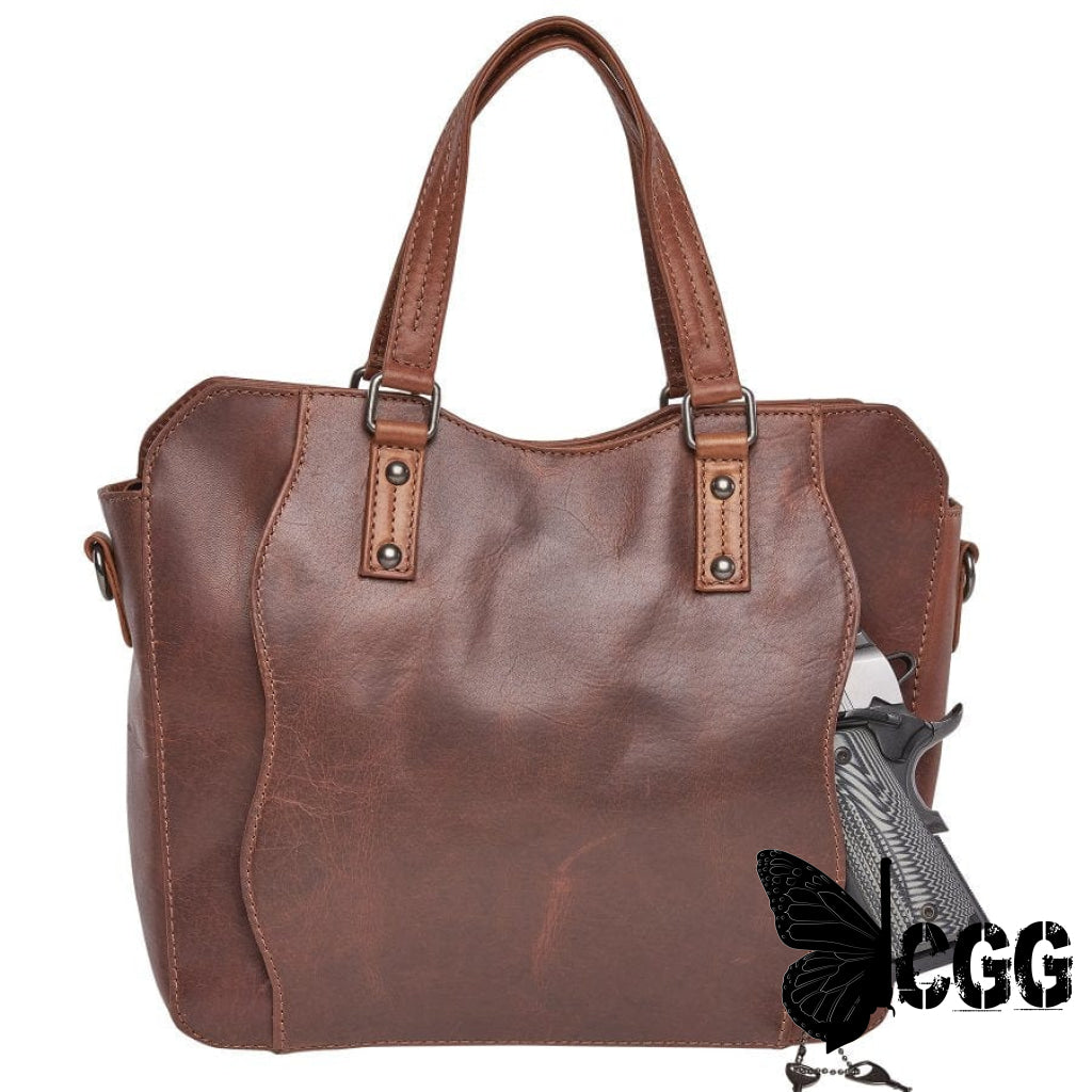 Concealed Carry Bethany Leather Satchel By Lady Conceal Satchels