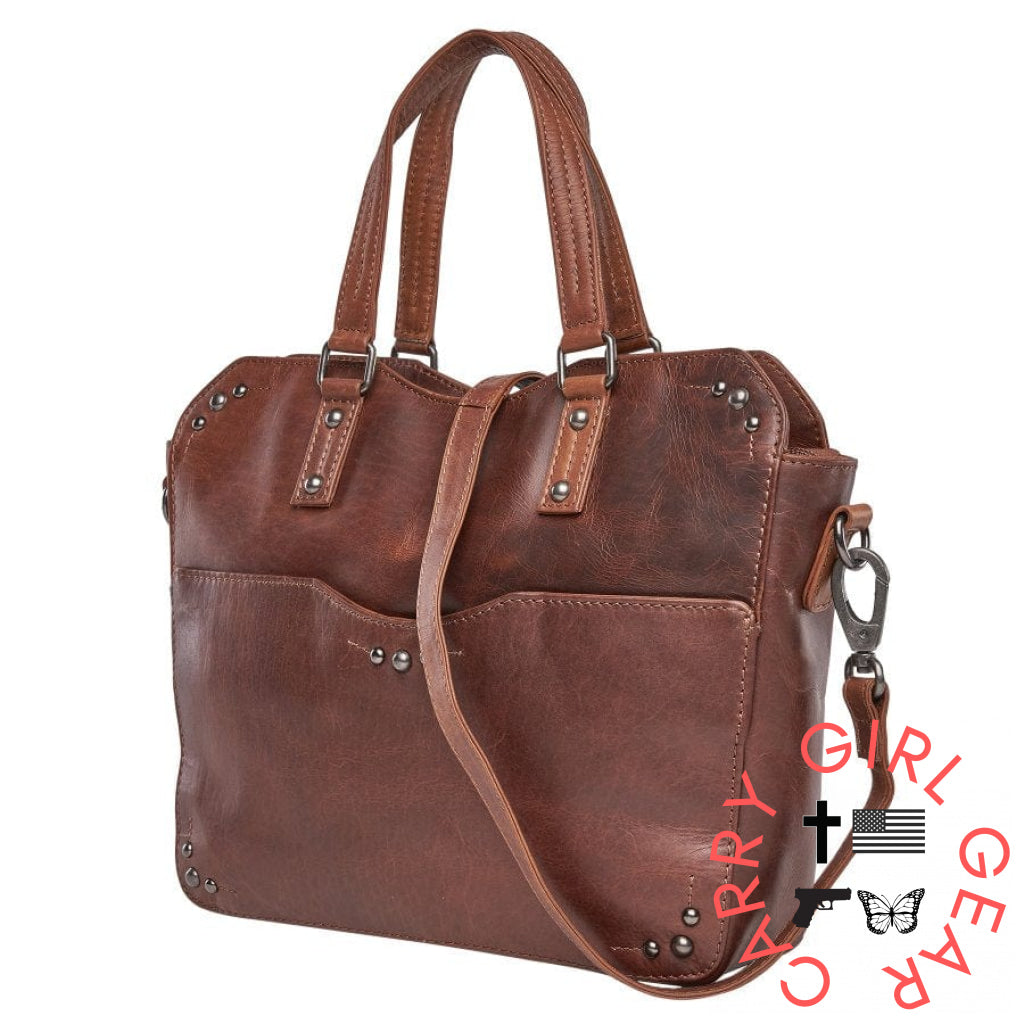 Concealed Carry Bethany Leather Satchel By Lady Conceal Satchels