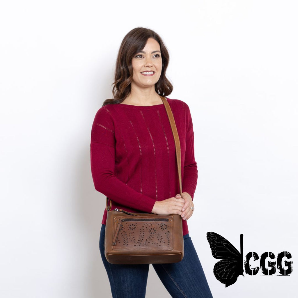 Concealed Carry Brynlee Leather Crossbody By Lady Conceal Bags