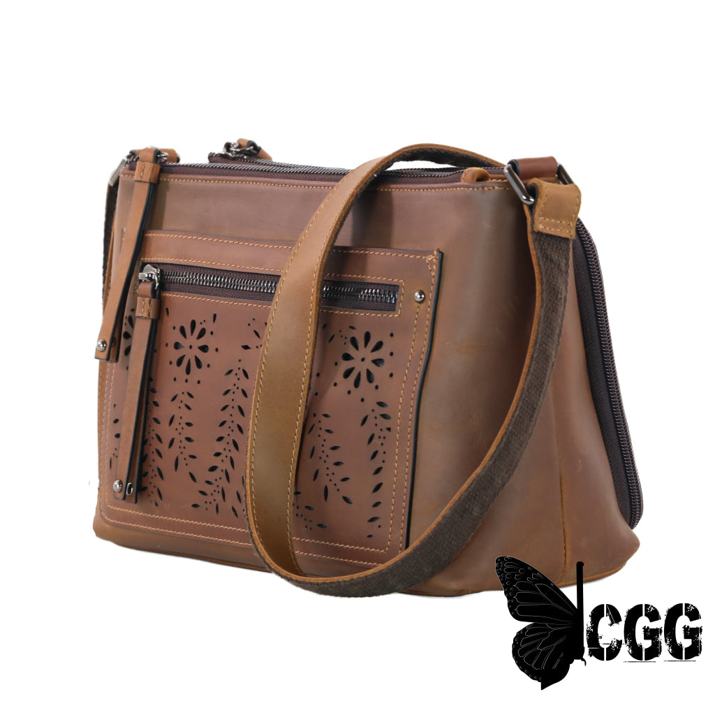 Concealed Carry Brynlee Leather Crossbody By Lady Conceal Bags