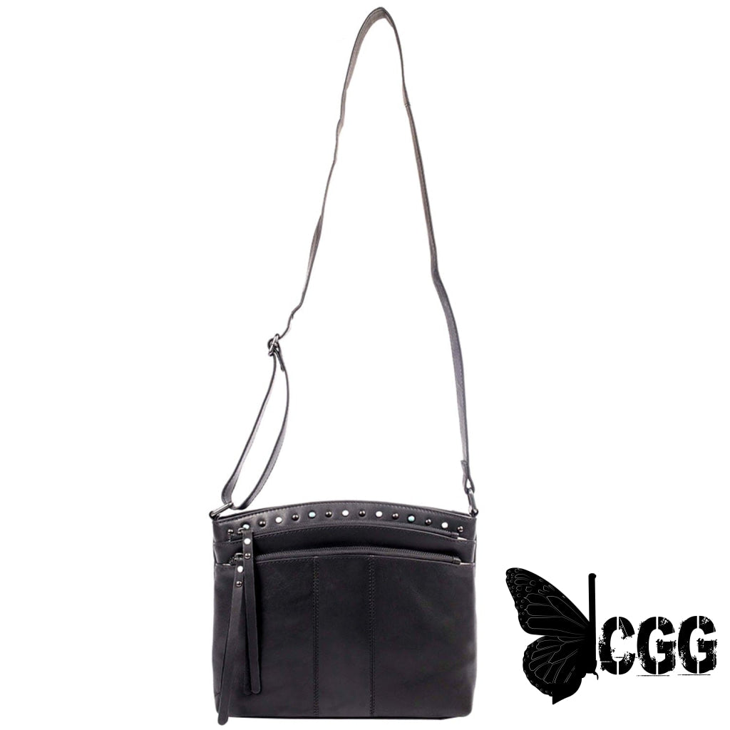 Concealed Carry Brynn Leather Crossbody By Lady Conceal Bags