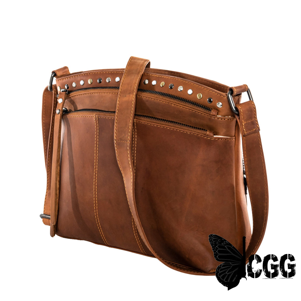 Concealed Carry Brynn Leather Crossbody By Lady Conceal Bags