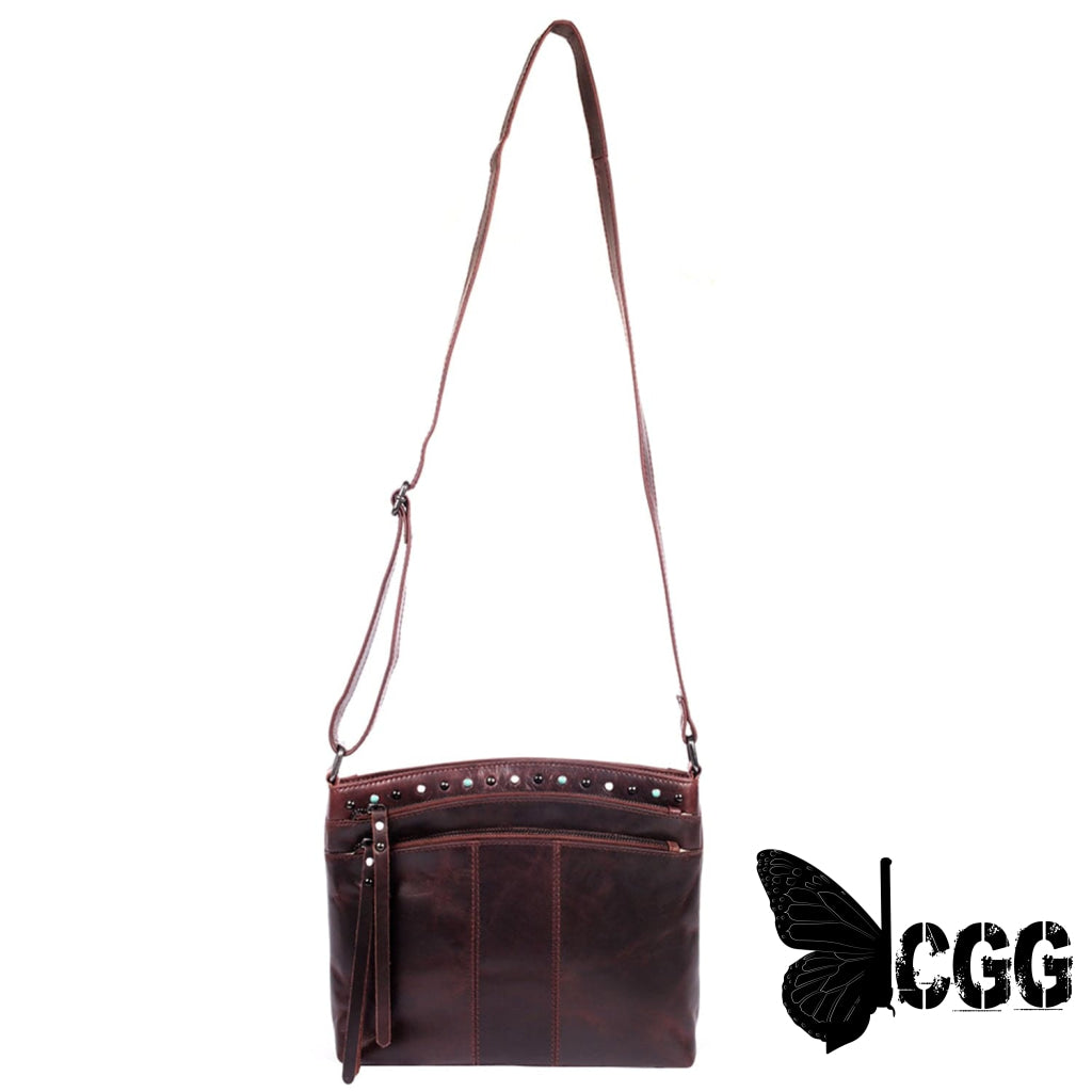 Concealed Carry Brynn Leather Crossbody By Lady Conceal Bags