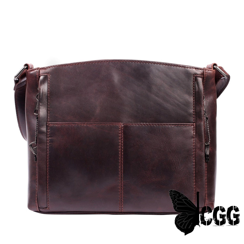 Concealed Carry Brynn Leather Crossbody By Lady Conceal Bags