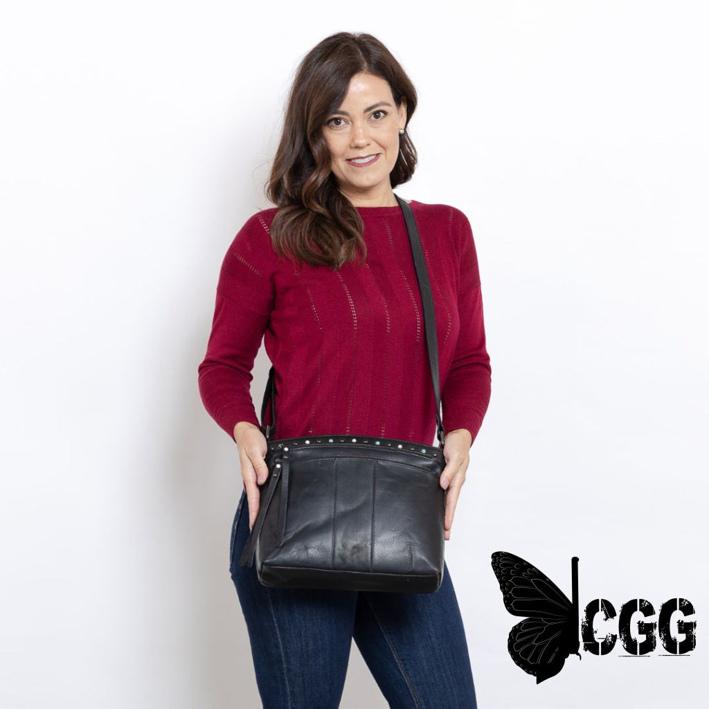 Concealed Carry Brynn Leather Crossbody By Lady Conceal Bags