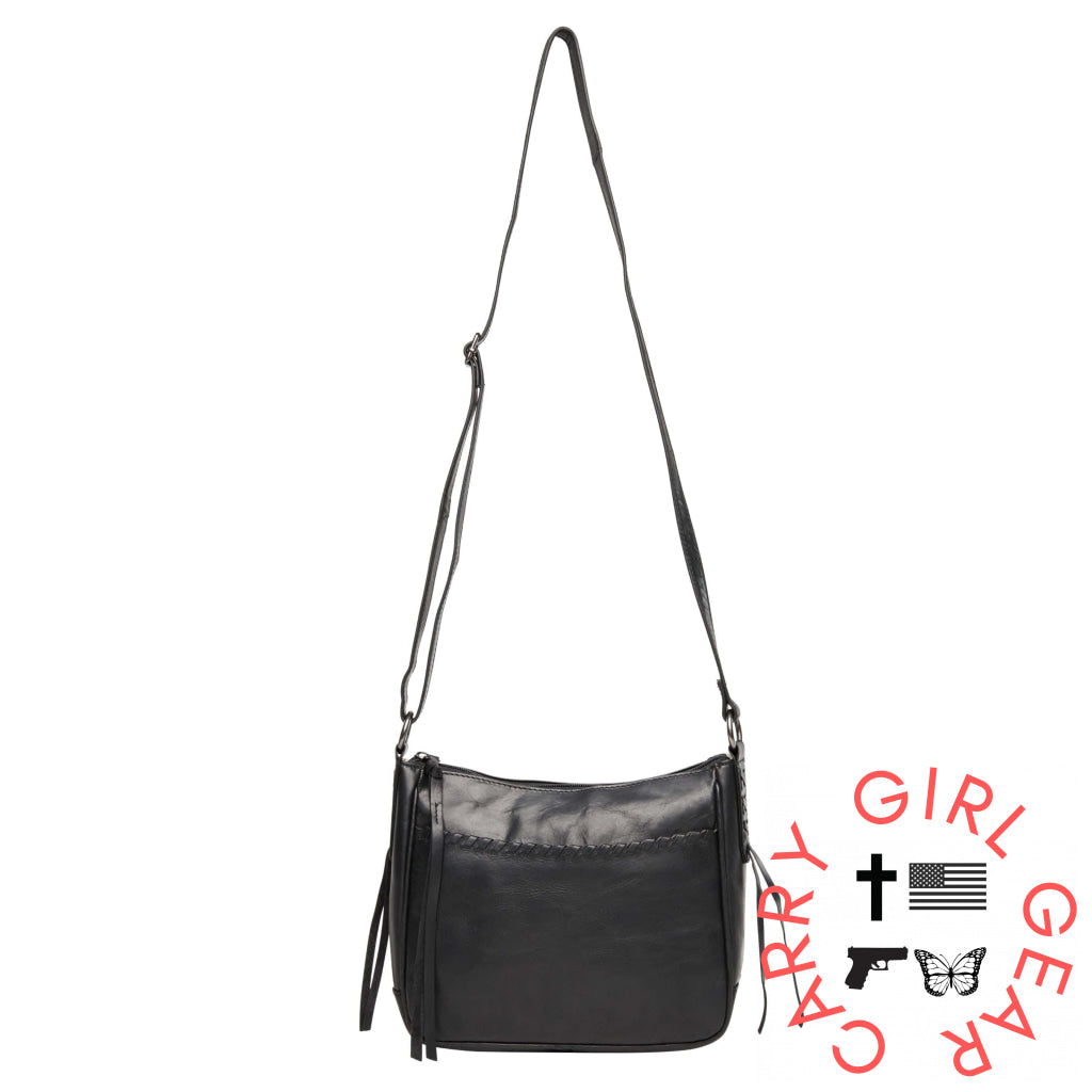 Concealed Carry Callie Leather Crossbody By Lady Conceal Bags