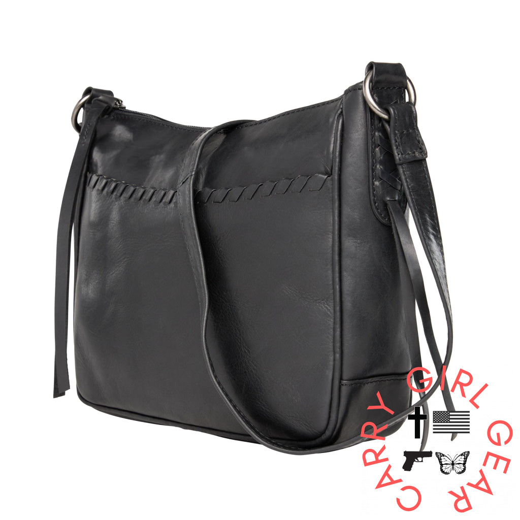 Concealed Carry Callie Leather Crossbody By Lady Conceal Bags