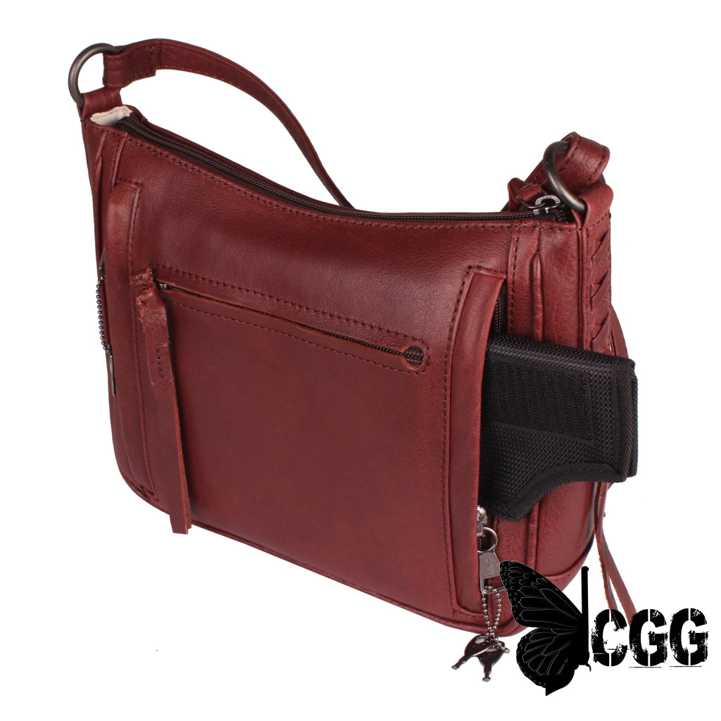 Concealed Carry Callie Leather Crossbody By Lady Conceal Bags